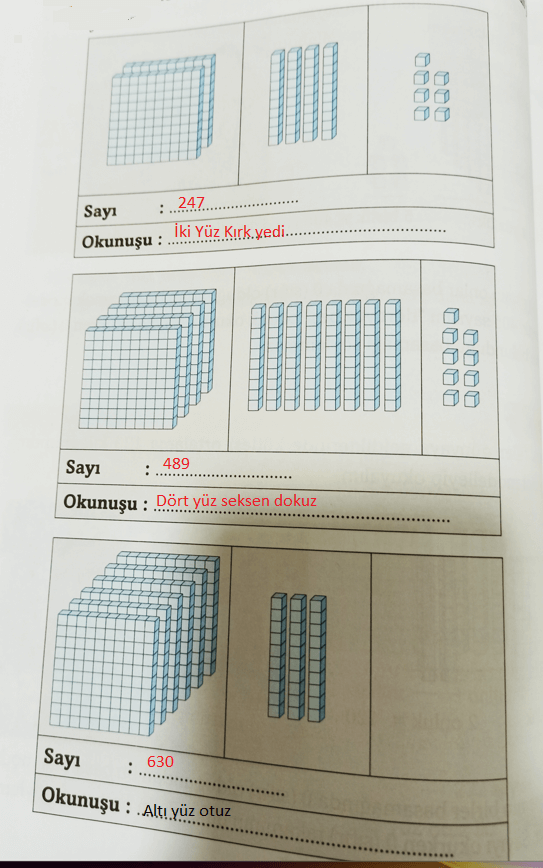 3. Sınıf Matematik Ders Kitabı Sayfa 16 Cevapları Ekoyay Yayıncılık