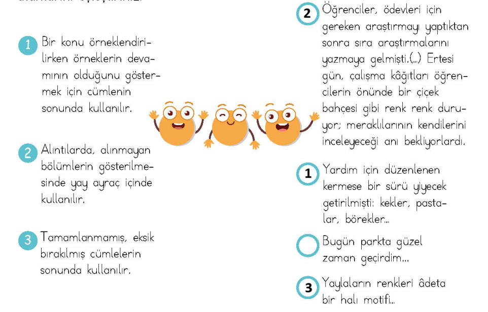 4. Sınıf Türkçe Ders Kitabı Sayfa 203 Cevapları MEB Yayınları