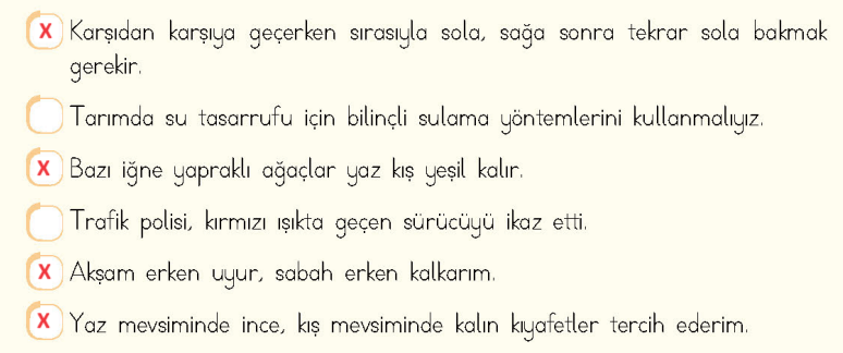 4. Sınıf Türkçe Ders Kitabı Sayfa 39 Cevapları MEB Yayınları