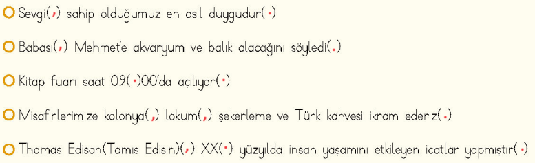 4. Sınıf Türkçe Ders Kitabı Sayfa 40 Cevapları MEB Yayınları