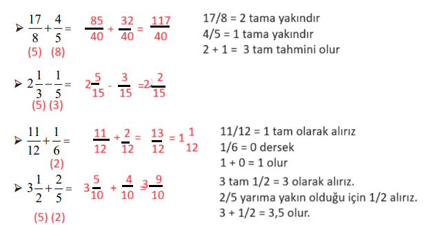 7. Sınıf Matematik Ders Kitabı Sayfa 58 Cevapları MEB Yayınları